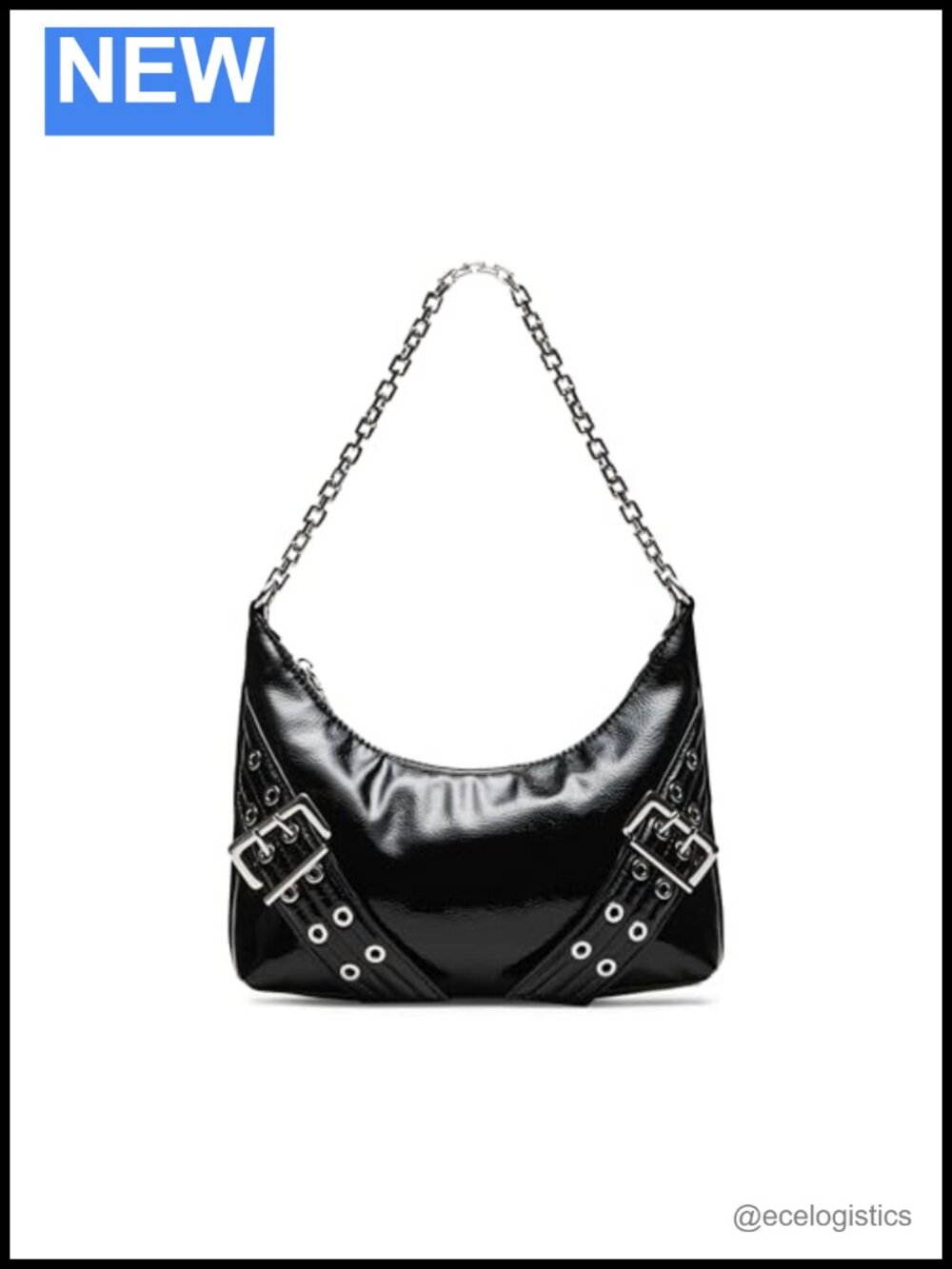 Women's Graya Roller Buckle Shoulder Bag Hobo Purse